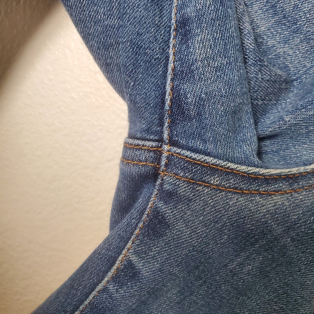 KUT from the Kloth Reese High Rise Fab Ab Ankle Straight Leg Jeans Blue Size 10 - Picture 9 of 13